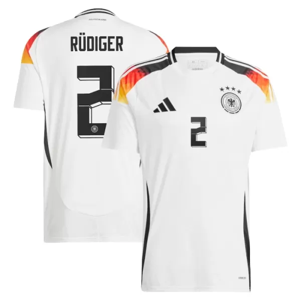 Fotbalové Dresy Německo Antonio Rudiger 2 Domácí ME 2024