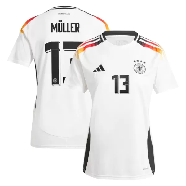 Fotbalové Dresy Německo Thomas Müller 13 Dámské Domácí ME 2024