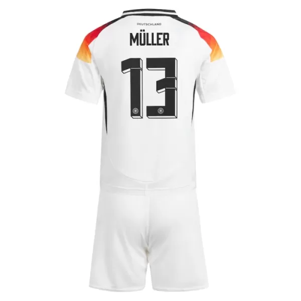 Fotbalové Dresy Německo Thomas Müller 13 Dětské Domácí ME 2024
