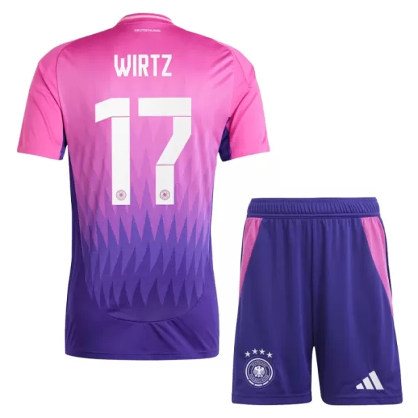 Fotbalové Dresy Německo Wirtz 17 Dětské Venkovní ME 2024