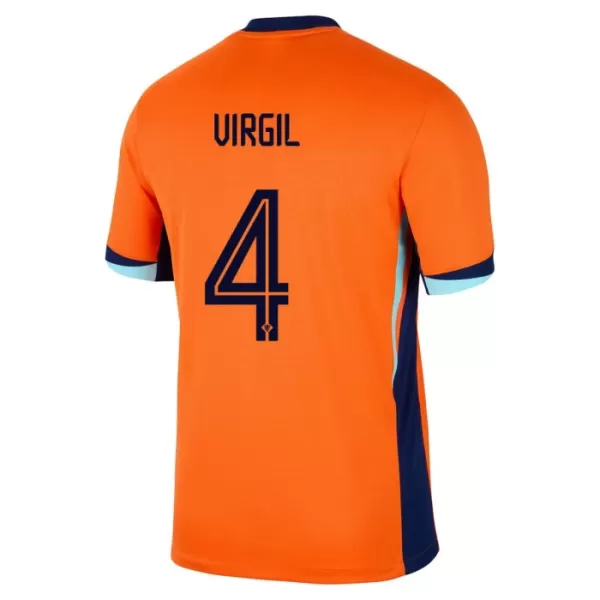 Fotbalové Dresy Nizozemsko Virgil van Dijk 4 Domácí ME 2024