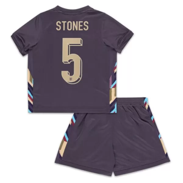 Fotbalové Dresy Anglie John Stones 5 Dětské Venkovní ME 2024