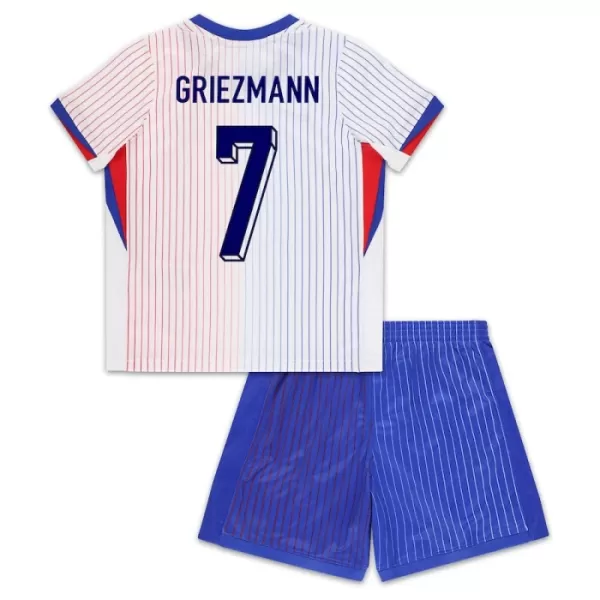 Fotbalové Dresy Francie Antoine Griezmann 7 Dětské Venkovní ME 2024