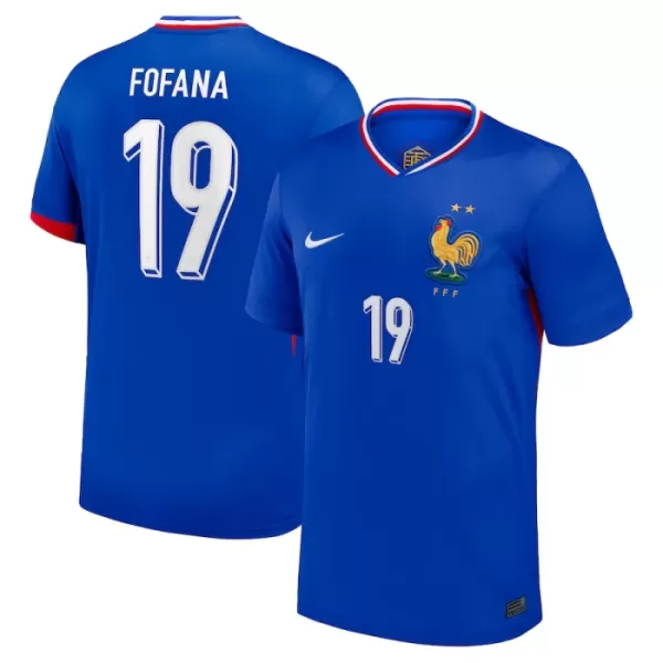 Fotbalové Dresy Francie Fofana 19 Domácí ME 2024