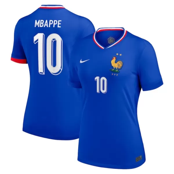 Fotbalové Dresy Francie Kylian Mbappé 10 Dámské Domácí ME 2024