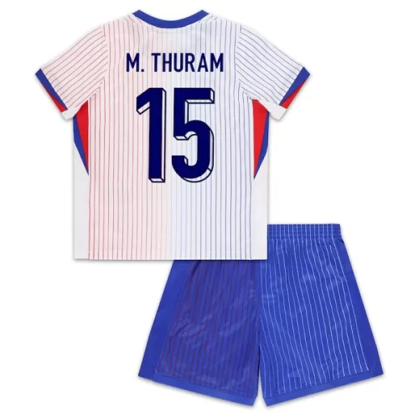 Fotbalové Dresy Francie M. Thuram 15 Dětské Venkovní ME 2024