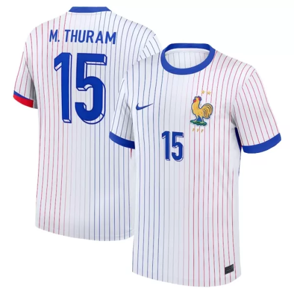 Fotbalové Dresy Francie M. Thuram 15 Venkovní ME 2024