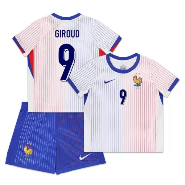 Fotbalové Dresy Francie Olivier Giroud 9 Dětské Venkovní ME 2024