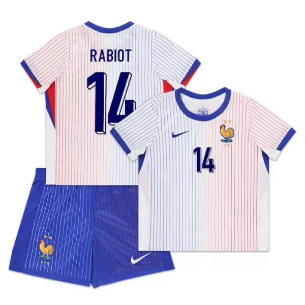 Fotbalové Dresy Francie Rabiot 14 Dětské Venkovní ME 2024