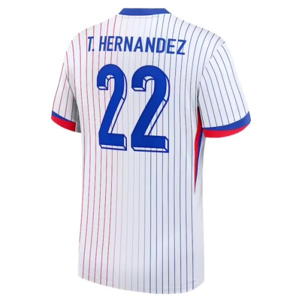 Fotbalové Dresy Francie T. Hernandez 22 Venkovní ME 2024