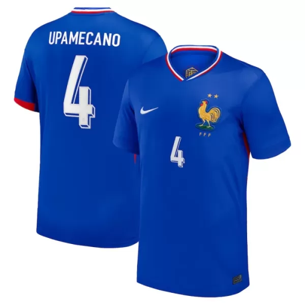 Fotbalové Dresy Francie Upamecano 4 Domácí ME 2024