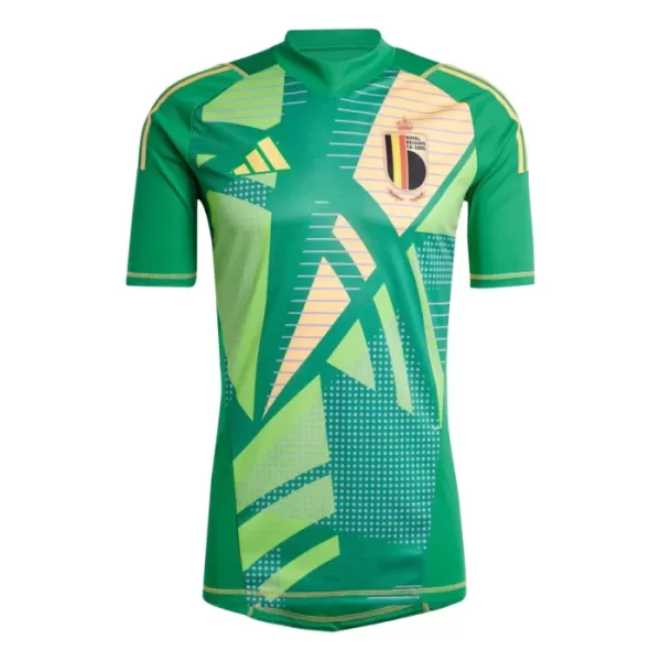 Brankářské Fotbalové Dresy Belgie ME 2024 Zelená