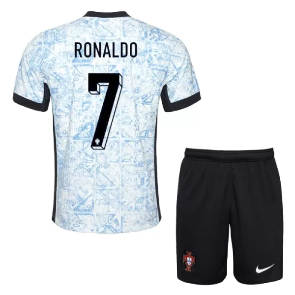Fotbalové Dresy Portugalsko Cristiano Ronaldo 7 Dětské Venkovní ME 2024