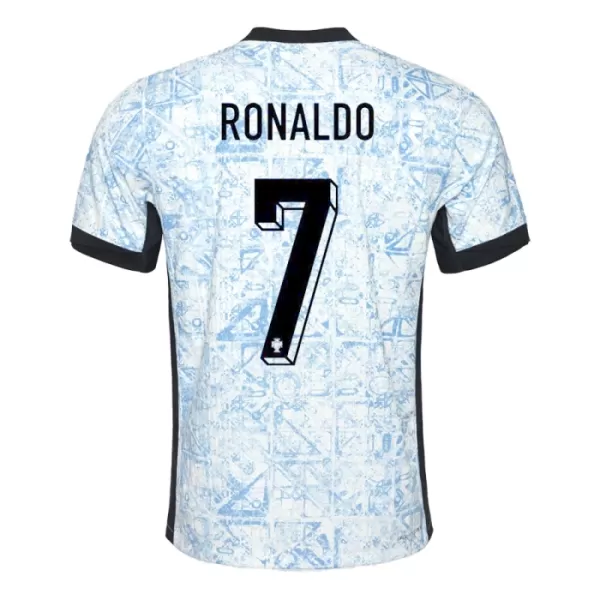 Fotbalové Dresy Portugalsko Cristiano Ronaldo 7 Dětské Venkovní ME 2024