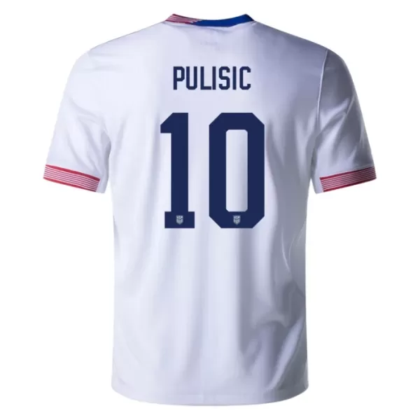 Fotbalové Dresy Spojené Státy Americké Christian Pulišić 10 Domácí 2024