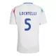 Fotbalové Dresy Itálie Manuel Locatelli 5 Venkovní ME 2024