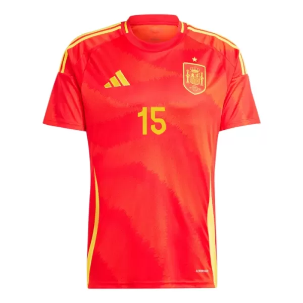 Fotbalové Dresy Španělsko Alex Baena 15 Domácí ME 2024