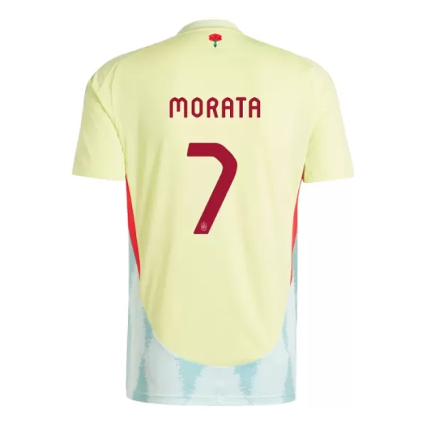 Fotbalové Dresy Španělsko Alvaro Morata 7 Venkovní ME 2024