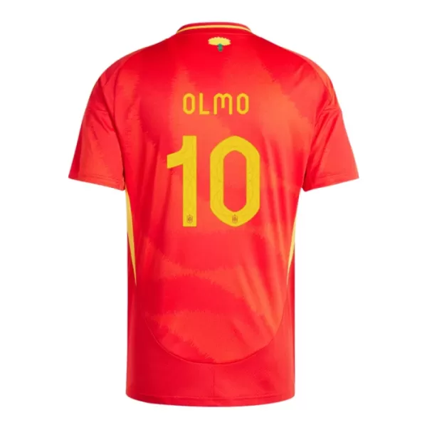 Fotbalové Dresy Španělsko Dani Olmo 10 Dětské Domácí ME 2024