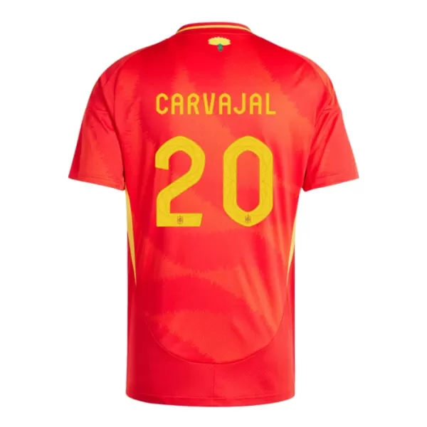 Fotbalové Dresy Španělsko Daniel Carvajal 20 Domácí ME 2024