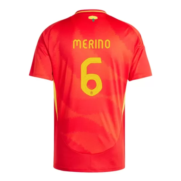 Fotbalové Dresy Španělsko Mikel Merino 6 Domácí ME 2024