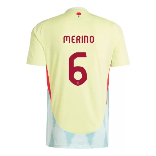 Fotbalové Dresy Španělsko Mikel Merino 6 Venkovní ME 2024