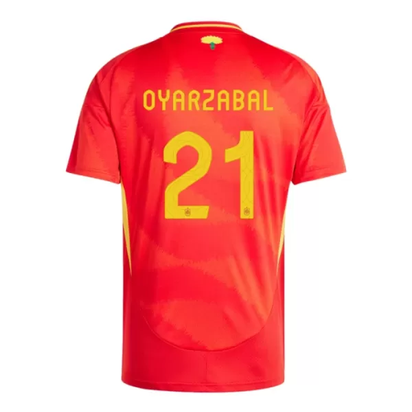 Fotbalové Dresy Španělsko Mikel Oyarzabal 21 Domácí ME 2024