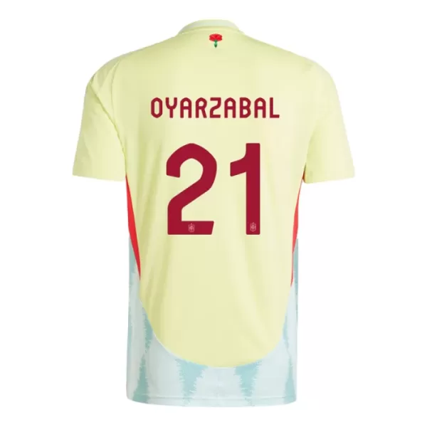 Fotbalové Dresy Španělsko Mikel Oyarzabal 21 Venkovní ME 2024