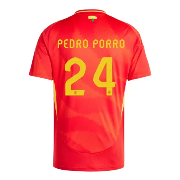 Fotbalové Dresy Španělsko Pedro Porro 24 Domácí ME 2024