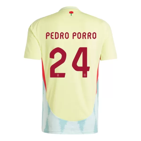 Fotbalové Dresy Španělsko Pedro Porro 24 Venkovní ME 2024