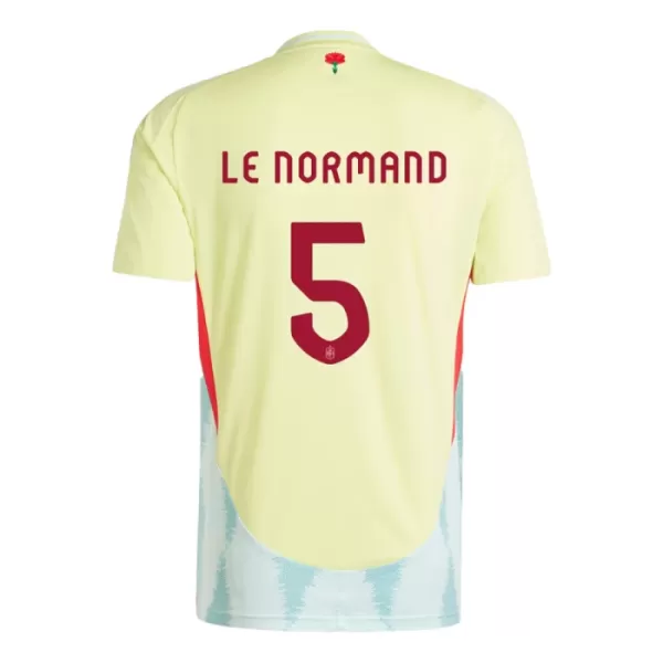 Fotbalové Dresy Španělsko Robin Le Normand 5 Venkovní ME 2024
