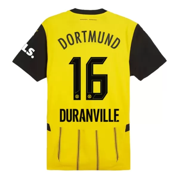 Fotbalové Dresy Borussia Dortmund Duranville 16 Domácí 2024-25