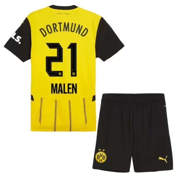 Fotbalové Dresy Borussia Dortmund Malen 21 Dětské Domácí 2024-25