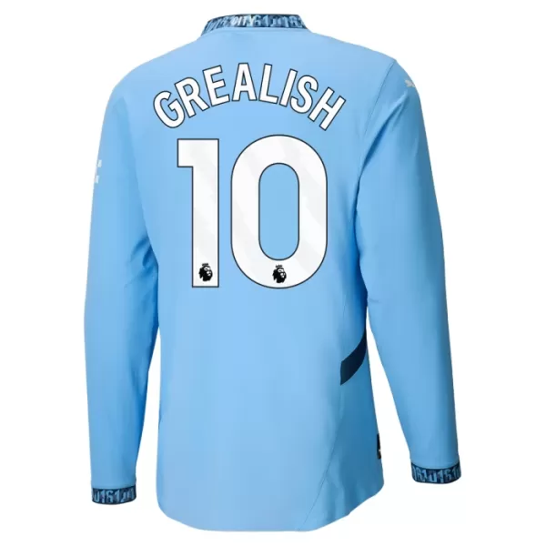 Fotbalové Dresy Manchester City Jack Grealish 10 Domácí 2024-25 Dlouhý Rukáv