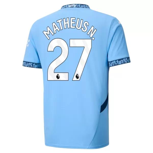 Fotbalové Dresy Manchester City Matheus Nunes 27 Domácí 2024-25