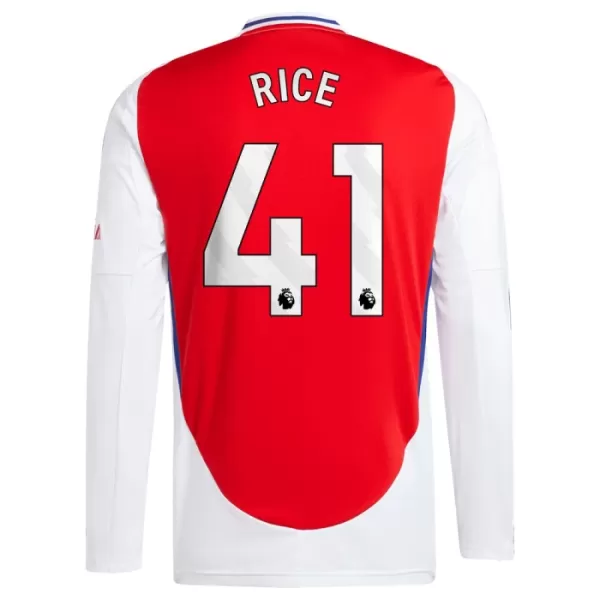 Fotbalové Dresy Arsenal Declan Rice 41 Domácí 2024-25 Dlouhý Rukáv