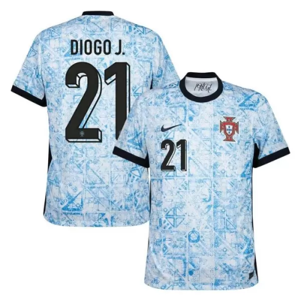 Fotbalové Dresy Portugalsko Diogo Jota 21 Venkovní ME 2024
