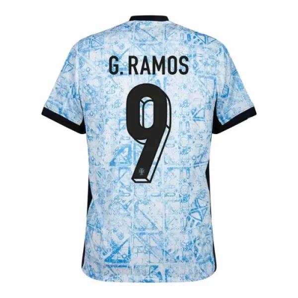 Fotbalové Dresy Portugalsko G. Ramos 9 Venkovní ME 2024