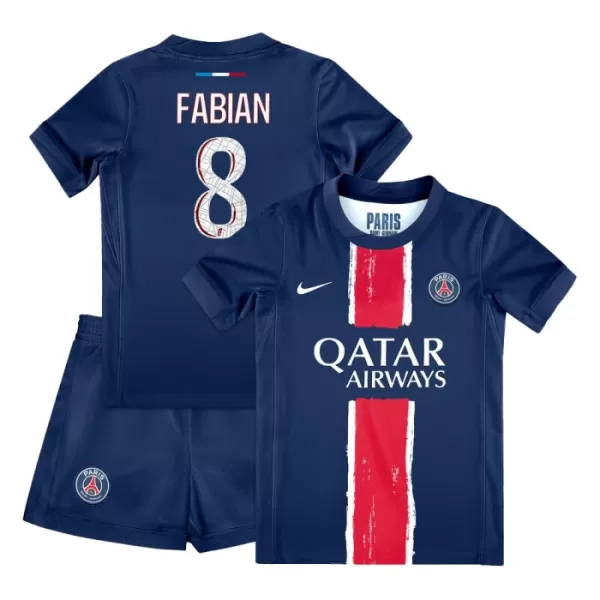 Fotbalové Dresy Paris Saint-Germain Fabian Ruiz 8 Dětské Domácí 2024-25