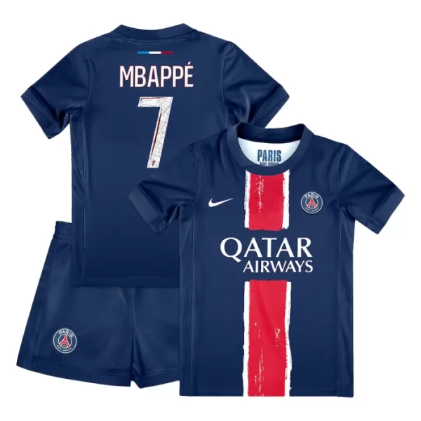 Fotbalové Dresy Paris Saint-Germain Kylian Mbappé 7 Dětské Domácí 2024-25