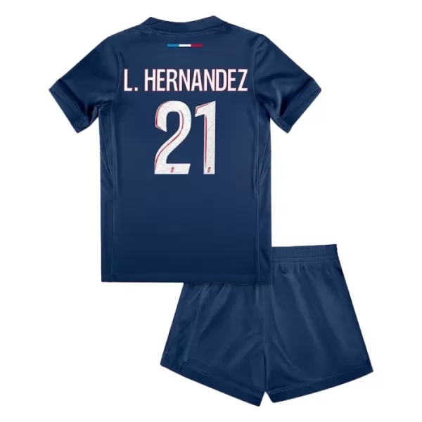 Fotbalové Dresy Paris Saint-Germain Lucas Hernandez 21 Dětské Domácí 2024-25