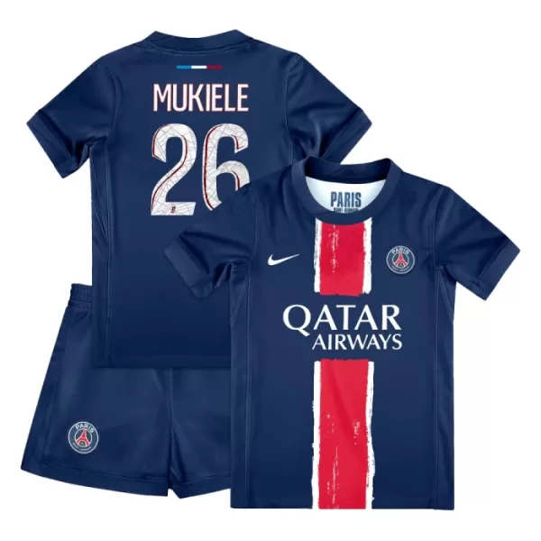 Fotbalové Dresy Paris Saint-Germain Nordi Mukiele 26 Dětské Domácí 2024-25