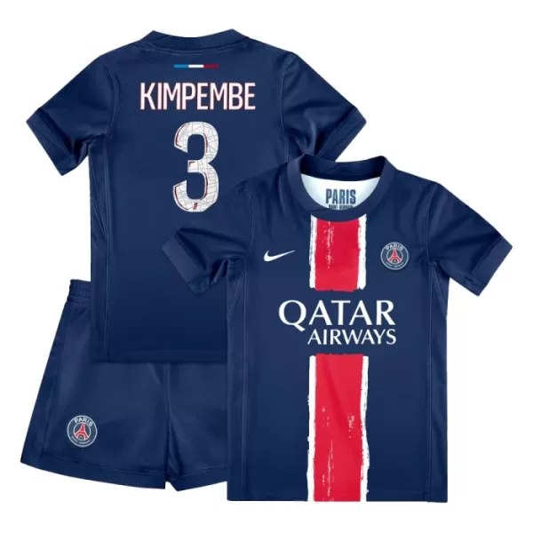 Fotbalové Dresy Paris Saint-Germain Presnel Kimpembe 3 Dětské Domácí 2024-25