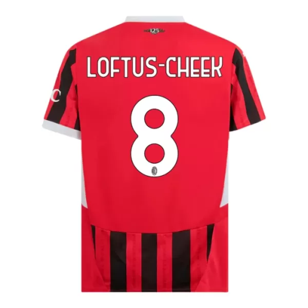 Fotbalové Dresy AC Milán Loftus-Cheek 8 Domácí 2024-25