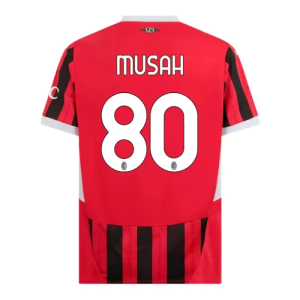 Fotbalové Dresy AC Milán Musah 80 Domácí 2024-25