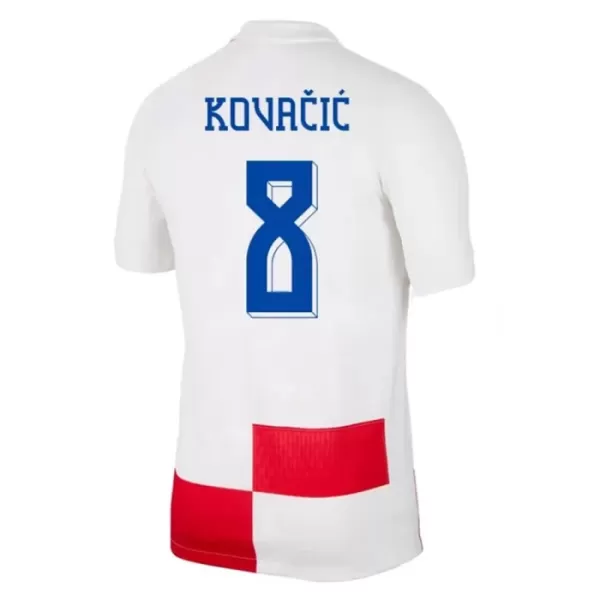 Fotbalové Dresy Chorvatsko Mateo Kovacic 8 Dětské Domácí ME 2024