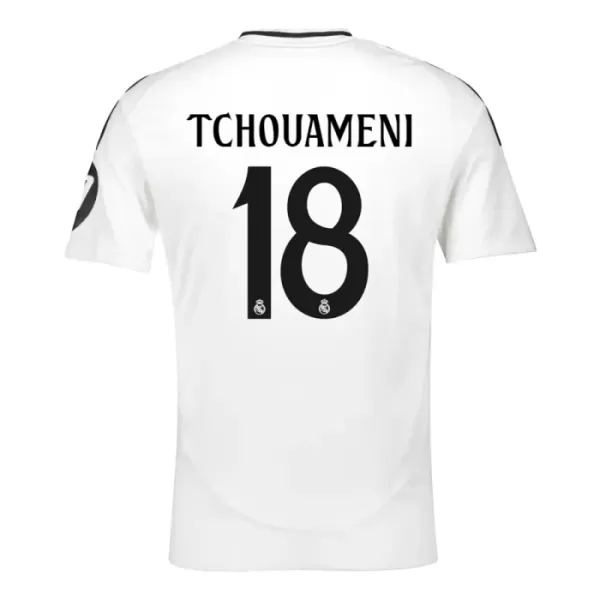 Fotbalové Dresy Real Madrid Aurélien Tchouaméni 18 Dětské Domácí 2024-25