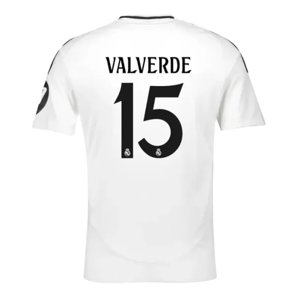 Fotbalové Dresy Real Madrid Federico Valverde 15 Dětské Domácí 2024-25