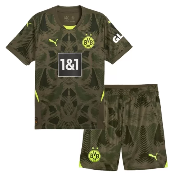 Brankářské Fotbalové Dresy Borussia Dortmund Dětské Venkovní 2024-25