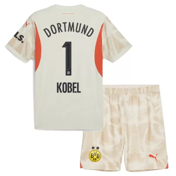 Brankářské Fotbalové Dresy Borussia Dortmund Kobel 1 Dětské Domácí 2024-25